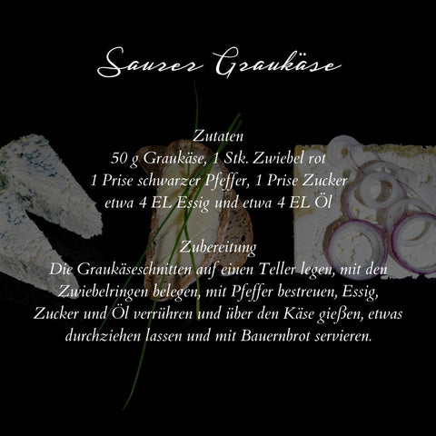 Saure Mischung mit Graukäse — die Tiroler Klassik