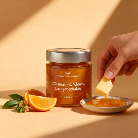 Zitronengelee mit Valencia Orangenschalen - TIROLISH